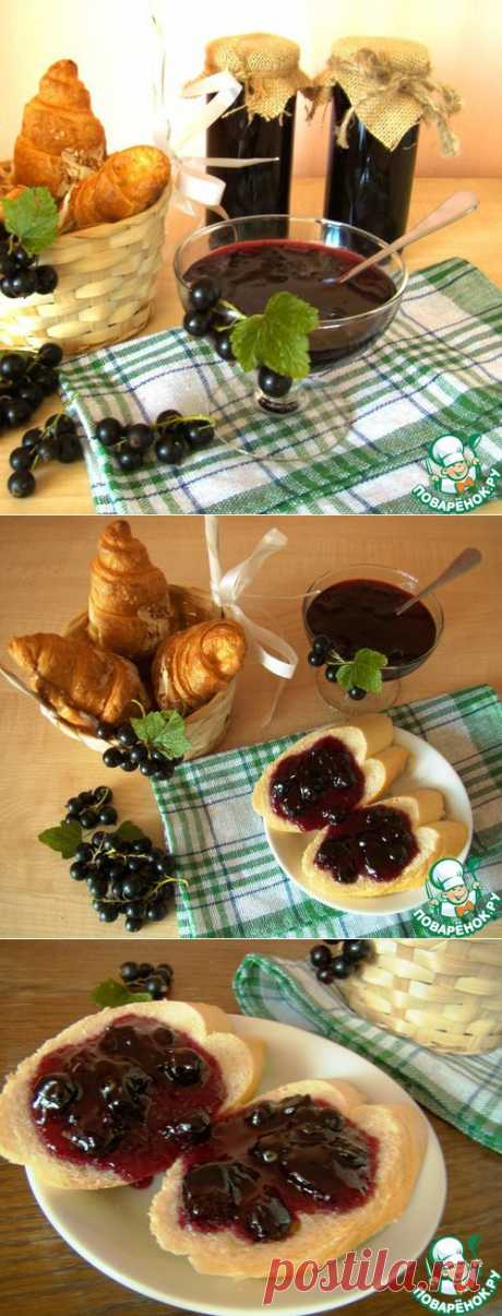 Джем из черной смородины - кулинарный рецепт