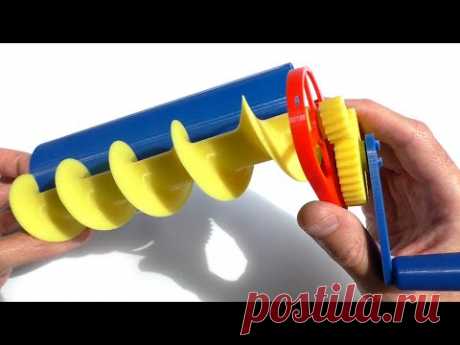 🌑 Насос винт Архимеда на 3D принтере Archimedes screw 3d print #Shorts Игорь Белецкий