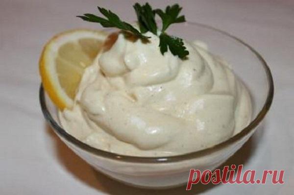 Домашний густой майонез без яиц. Нравится всем без исключения! Готовить совсем несложно!