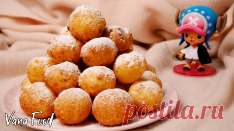 Творожные шарики (пончики)