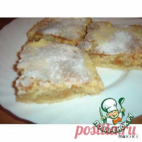 &quot;Ленивый&quot; пирог с яблоками - кулинарный рецепт