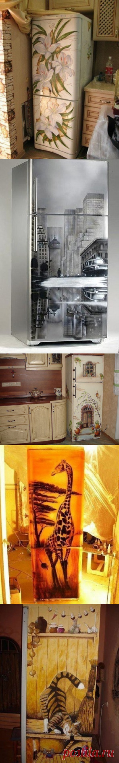 Крутые идеи для росписи холодильника