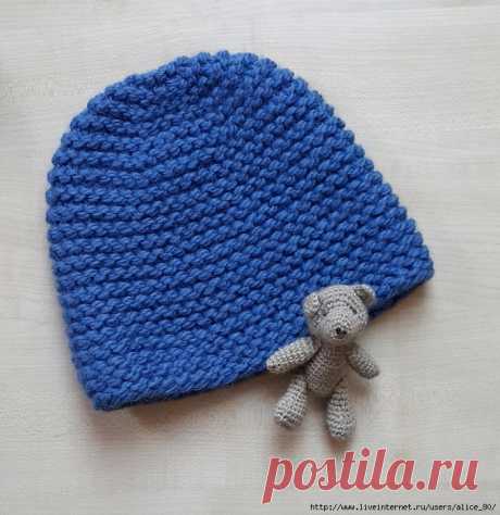 Азы вязания простых шапочек спицами. Наглядное и понятное описание от Натальи Санниковой.