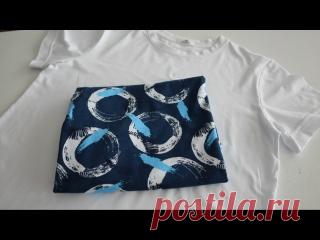 Сшила летнее платье без выкройки и трат на дорогие ткани— понадобились только футболка и халат