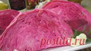 Такая разноцветная маринованная капуста