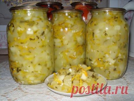Салат из кабачков на зиму | Про рецептики - лучшие кулинарные рецепты для Вас!