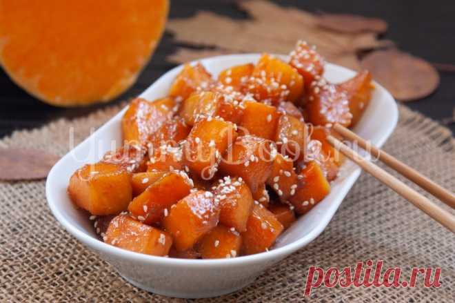 Жареная тыква с соевым соусом - простой и вкусный рецепт с пошаговыми фото Как приготовить жареная тыква с соевым соусом. Пошаговый рецепт с фотографиями, подробным описанием и ингредиентами.