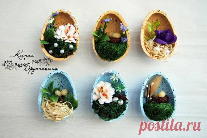 Мастерим милый пасхальный сувенир-магнит - Ярмарка Мастеров - ручная работа, handmade