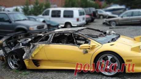 Lamborghini Diablo с двигателем V8 от Корветта (20 фото) | Чёрт побери