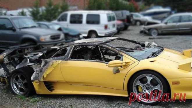 Lamborghini Diablo с двигателем V8 от Корветта (20 фото) | Чёрт побери