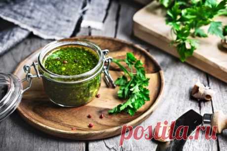 Соус из петрушки на зиму – простой и вкусный рецепт, как приготовить пошагово