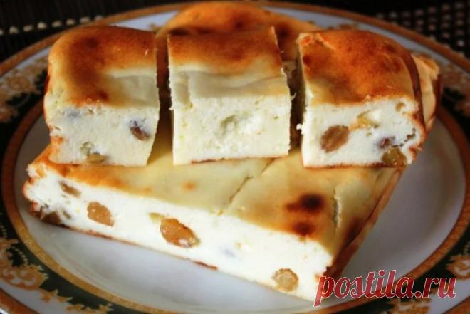 Рецепт классической творожной запеканки с манкой в духовке >>>>>