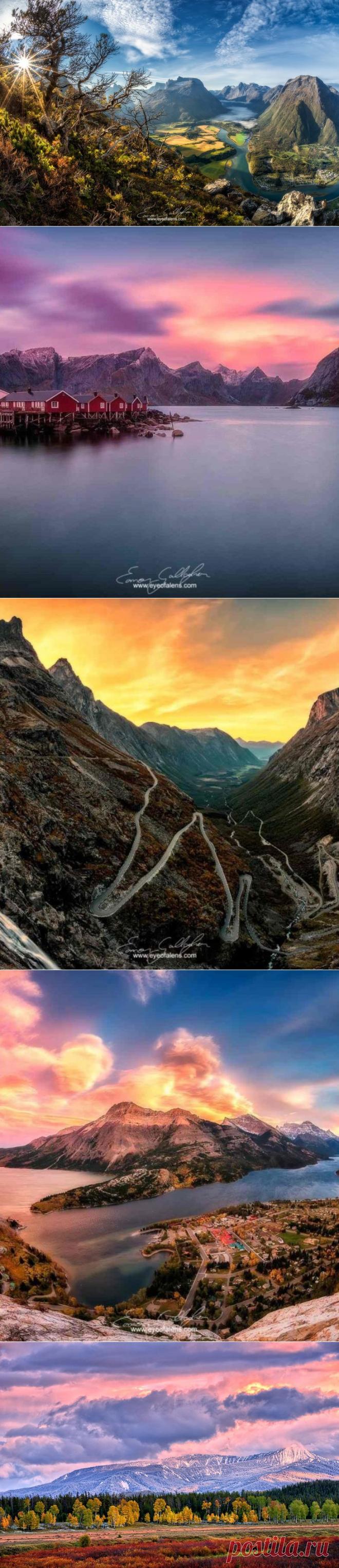 Краски мира в ярких пейзажах Имона Галлахера | Современное искусство