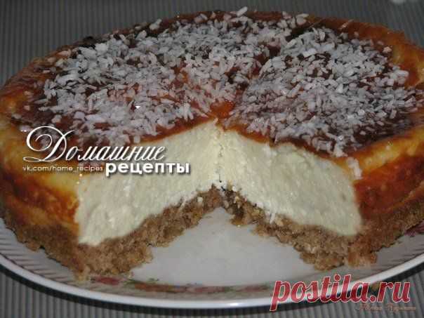 Творожник с кокосовой стружкой.