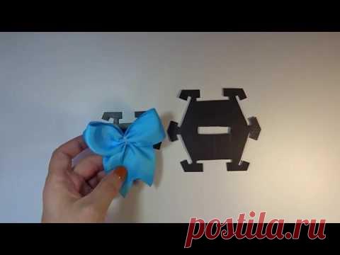 Как сделать  пластиковый шаблон для бантика своими руками (часть  1 )
