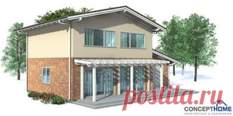 Small House Plan OZ43 with affordable building budget, small home design.