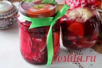 Маринованная капуста со свеклой на зиму рецепт с фото пошагово - 1000.menu