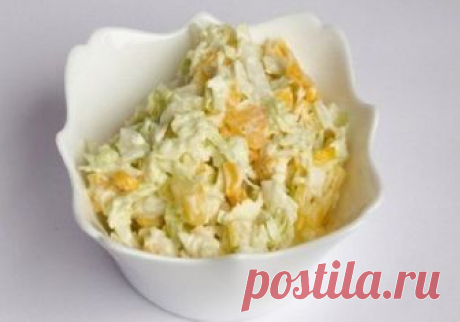 Диетический капустный салатик с кукурузой и яблоком Ингредиенты: Пекинская капуста — 0,5 шт. Яблоко — 1 шт. Кукуруза консервированная — 100 г Лимонный сок по вкусу Соль по вкусу Перец черный молотый по вкусу Приготовление:...