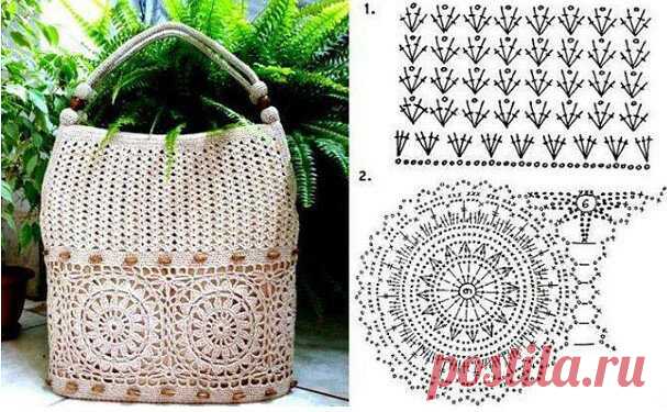 Соблазнительная подборка сумок, связанных крючком! Идеи и схемы для вязания! | Юлия Жданова | Яндекс Дзен