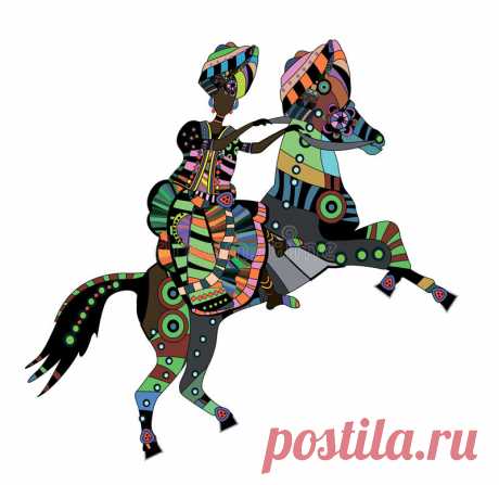 Ethnic stock vector. Illustration of face, human, design - 70073019 Illustration about Woman on the back of his horse in ethnic style. Illustration of face, human, design - 70073019