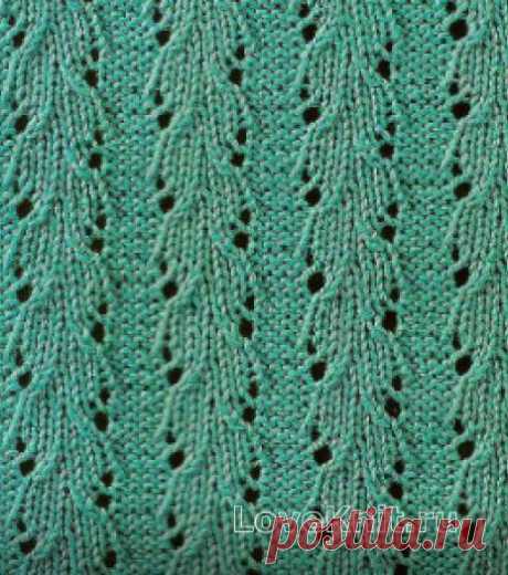 Узор ажурный №1653 » Люблю Вязать