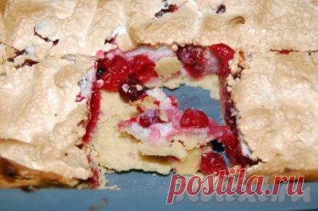 Рецепт пирога с клюквой