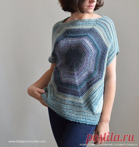 Lilla Bjorn Sweater
by Tatsiana Kupryianchyk

(на английском, с фото и видео)

Часть1https://www.lillabjorncrochet.com/2018/02/lilla-bjorn..

Часть 2https://www.lillabjorncrochet.com/2018/02/lilla-bjorn..

Часть 3https://www.lillabjorncrochet.com/2018/02/lilla-bjorn..