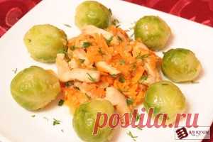 Брюссельская капуста с курицей и овощами - рецепты участника ANNA - кулинарная социальная сеть Cook-room.com
