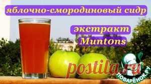 Яблочно-смородиновый сидр. Экстракт-Muntons - кулинарный рецепт