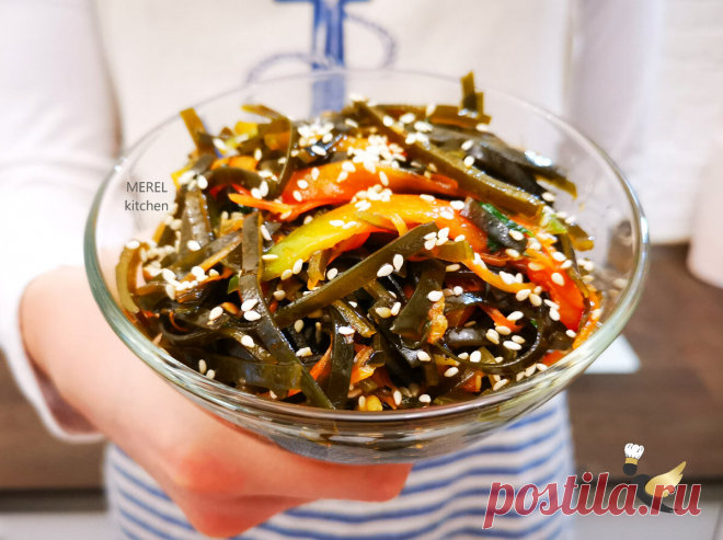 Все кто пробует просят у меня этот рецепт. Самый вкусный салат с морской капустой по-корейски 