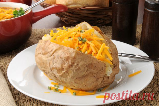 Печеный картофель с морковью, маслом и сыром | sunny7 - женский портал