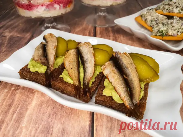(99+) 10 вариантов бутербродов для праздничного стола и не только - Будет вкусно - 6 декабря - 43340002814 - Медиаплатформа МирТесен