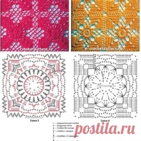 УЗОРЫ КРЮЧКОМ В КОПИЛОЧКУ