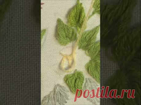 Bouquet of flowers Yellow roses Wool Embroidery - Happy Mother's Day