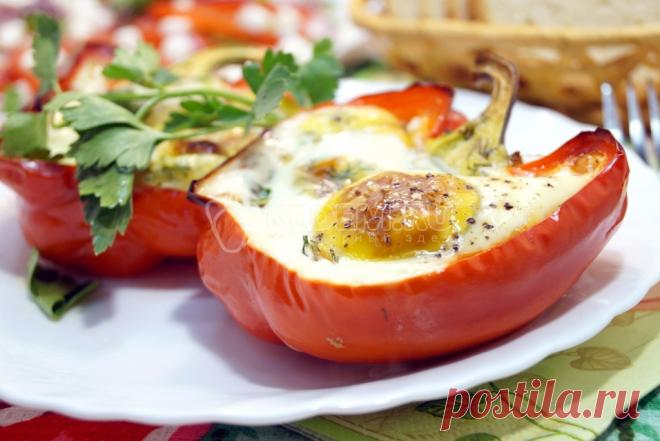 Перец в духовке с сыром и яйцом – Рецепт с фото. Рецепты. Вторые блюда. Блюда из овощей