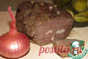 Мясо "Вместо колбасы" - кулинарный рецепт