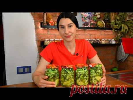 Зимой открыли Баночку и АХНУЛИ КАК ВКУСНО! Хрустящие КАБАЧКИ на Зиму!