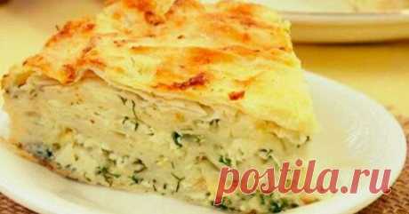 БАНАЛЬНЫЙ ЛАВАШ, А КАК ВКУСНО ПОЛУЧИЛОСЬ! ПРОСТОЙ И БЫСТРЫЙ СЫРНЫЙ ПИРОГ