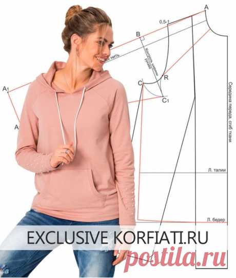 Выкройка рукава реглан без верхнего шва 

https://korfiati.ru/2018/05/vyikroyka-rukava-reglan-b.. 

Изделия из трикотажных полотен — это самый простой и быстрый способ начать шить самостоятельно. И аргументов в пользу применения именно трикотажных материалов для начинающих мастериц — очень много, например, — такие материалы прощают практически все огрехи шитья, выкройки для трикотажных изделий можно построить буквально за 15 минут, а готовые вещи сидят по фигуре просто иде...
