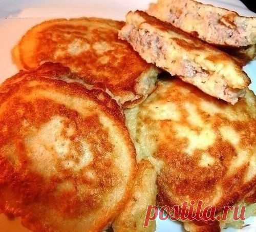 Быстрое блюдо на второе — мясные оладьи