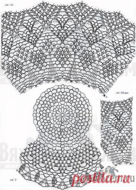 Красивейшая салфетка крючком