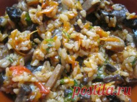 Плов с грибами постный | БУДЕТ ВКУСНО!