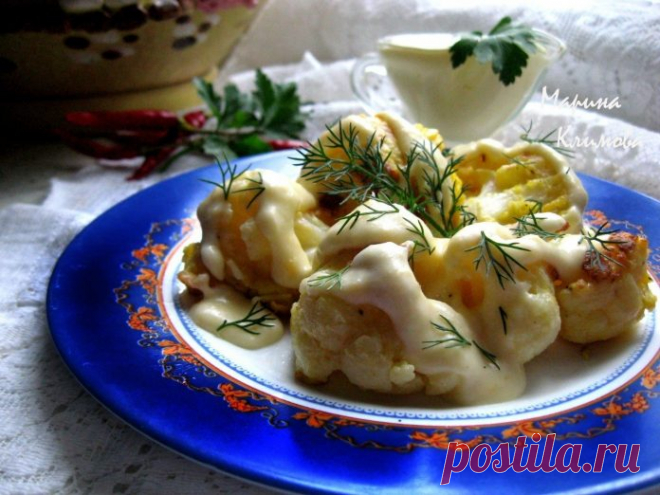 Цветная капуста в кляре с сырным соусом — лучшая закуска этим летом!