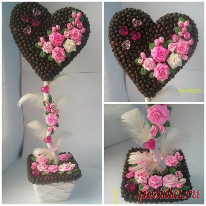 Как сделать топиарий? Подарки ручной работы.