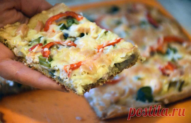 Домашняя пицца из овсяной муки, которую можно есть при похудении | Мужчина на правильном питании | Яндекс Дзен
