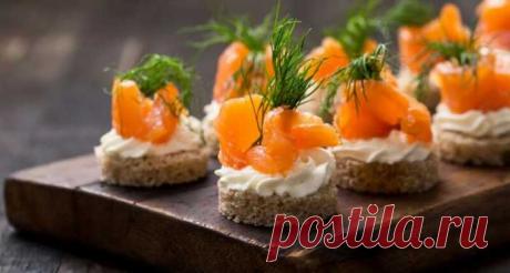 Бутерброды с красной рыбой на праздничный стол (простые и вкусные рецепты) — Ⴚα∂ ℨα୮০τ০Ᏸҡα