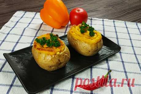 Фаршированный картофель или картофан – рецепт с фото