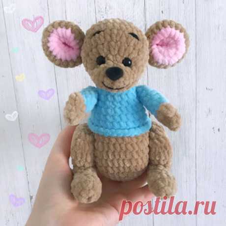Крошка Ру амигуруми. Схемы и описания для вязания игрушек крючком! Бесплатный мастер-класс от Александры Бурьяновой по вязанию Крошки Ру - детёныш кенгуру, герой книги английского писателя Алана Александра Милна об иг…