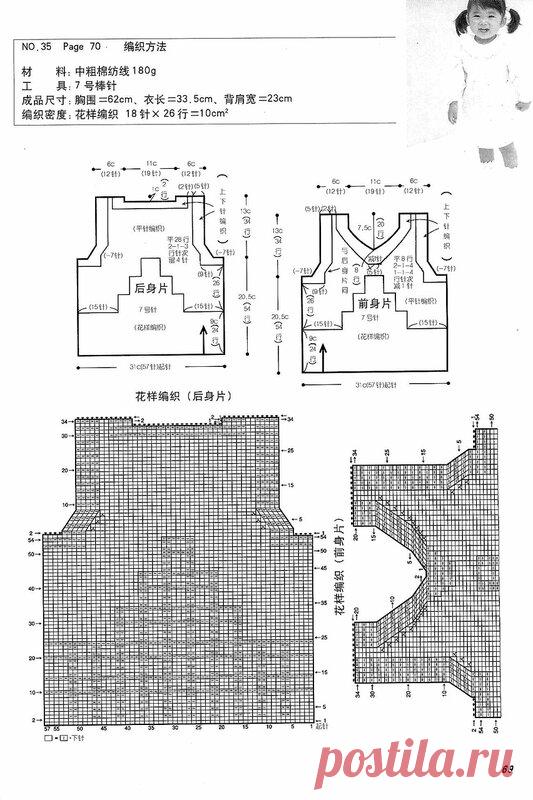 Журнал : Children sweater knitting (0-3 years old) .