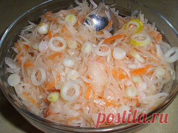 Квашеная капуста.